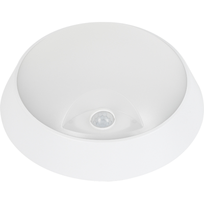ALCAPOWER Plafoniera Led Rotonda 15w Ip65 Con Sensore Pir, Temperatura Colore Selezionabile 3000k/4000k/6500k, Efficienza 93lm/w, 1400lm, Bianco ALCAPOWER Plafoniera Led Rotonda 15w Ip65 Con Sensore Pir, Temperatura Colore Selezionabile 3000k/4000k/6500k, Efficienza 93lm/w, 1400lm, Bianco