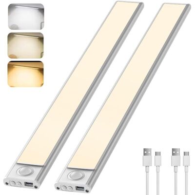 OEM Luce Per Armadio Da Interno Con Sensore Di Movimento Da 30 Cm, Striscia Led Wireless Per Cucina, Luce Per Armadietti 6000k Con 3 Modalità Di Illuminazione, Ricaricabile Tramite Usb, Confezione Da 2 [c OEM Luce Per Armadio Da Interno Con Sensore Di Movimento Da 30 Cm, Striscia Led Wireless Per Cucina, Luce Per Armadietti 6000k Con 3 Modalità Di Illuminazione, Ricaricabile Tramite Usb, Confezione Da 2 [c
