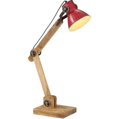 HELLOSHOP26 Lampada Da Scrivania Industriale Con Braccio Regolabile 23 X 18 X 96 Cm Atmosfera Rustica In Legno Massello Di Mango Rosso Dilavato 020047498 HELLOSHOP26 Lampada Da Scrivania Industriale Con Braccio Regolabile 23 X 18 X 96 Cm Atmosfera Rustica In Legno Massello Di Mango Rosso Dilavato 020047498