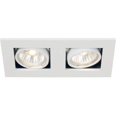 Nordlux Bianco 2x GU10 Metallo Plafoniera Nordlux Bianco 2x GU10 Metallo Plafoniera