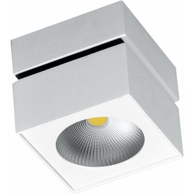 BENEITO FAURE Applique Led Orientabile Rubyc Surface 14w 40° Switch Cct 2700k/3200k/4000k Dimmerabile Triac Bianco Opaco - Beneito & Faure BENEITO FAURE Applique Led Orientabile Rubyc Surface 14w 40° Switch Cct 2700k/3200k/4000k Dimmerabile Triac Bianco Opaco - Beneito & Faure