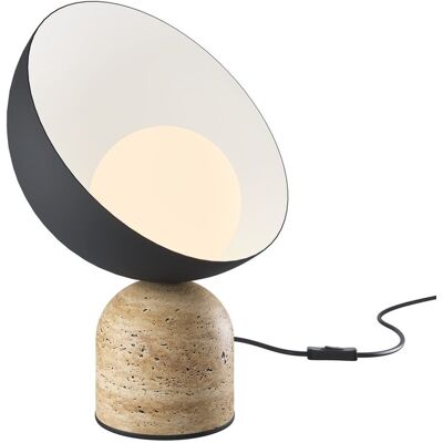 MAYTONI Lampada Da Tavolo Contemporanea Tavo Pietra Calcarea Nera 1 Luce G9 MAYTONI Lampada Da Tavolo Contemporanea Tavo Pietra Calcarea Nera 1 Luce G9