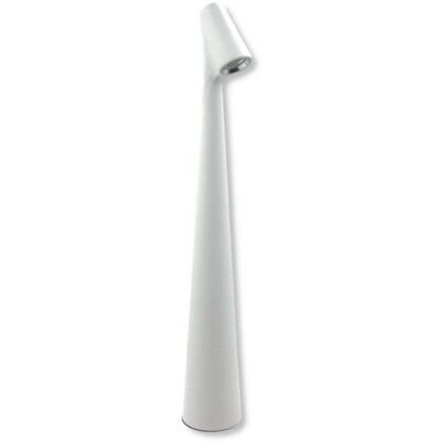UNIVERSO Lampada Da Tavolo Led Touch Dimmerabile Ricaricabile 1w 100lm In Alluminio, Luce Calda 3000k, Design Moderno Bianco UNIVERSO Lampada Da Tavolo Led Touch Dimmerabile Ricaricabile 1w 100lm In Alluminio, Luce Calda 3000k, Design Moderno Bianco