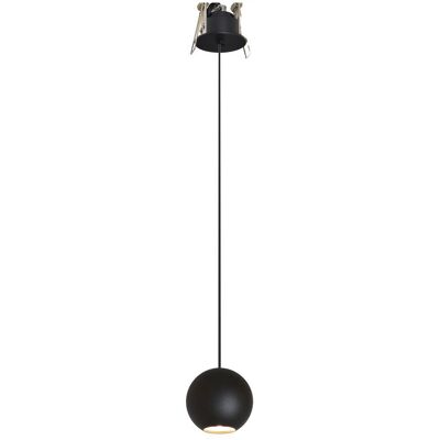 BENEITO FAURE Lampada A Sospensione Sferica Bora 8,5w 36º 3000k Nero Opaco - Faretto Led Da Soffitto Ad Alta Resa Cromatica Cri93 - Beneito & Faure BENEITO FAURE Lampada A Sospensione Sferica Bora 8,5w 36º 3000k Nero Opaco - Faretto Led Da Soffitto Ad Alta Resa Cromatica Cri93 - Beneito & Faure