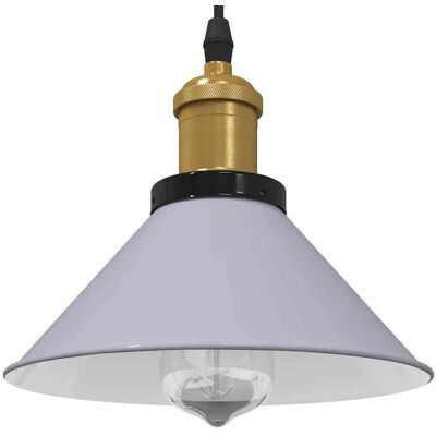 HELLOSHOP26 Lampada A Sospensione Vintage Regolabile Altezza 224 Cm Ø 22 X 10 Cm Atmosfera Accogliente Arredamento Moderno In Metallo Grigio 020058013 HELLOSHOP26 Lampada A Sospensione Vintage Regolabile Altezza 224 Cm Ø 22 X 10 Cm Atmosfera Accogliente Arredamento Moderno In Metallo Grigio 020058013
