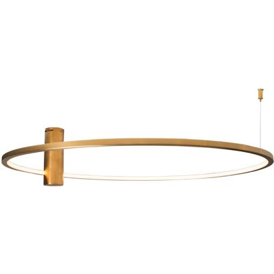 MAXLIGHT Plafoniera Moderna Ottone Ring Ø80 Led 20w MAXLIGHT Plafoniera Moderna Ottone Ring Ø80 Led 20w