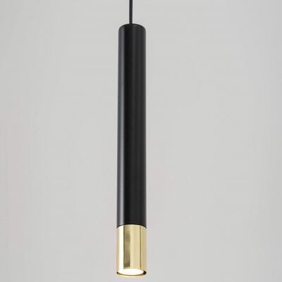 Sigma Sopel Grand Lampada Sospesa Nera E Dorata 90 Cm Sigma Sopel Grand Lampada Sospesa Nera E Dorata 90 Cm
