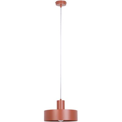 Sigma Lampada A Sospensione Minimal Rotonda Mattone Ø25 E27 Sigma Lampada A Sospensione Minimal Rotonda Mattone Ø25 E27