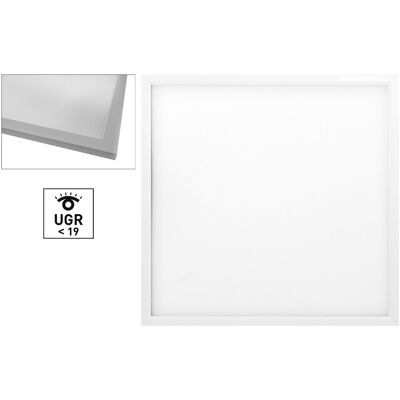 ALCAPOWER Pannello Led 600x600mm 40w 4000lm 4000k Ugr19 Luce Naturale Driver Incluso Ideale Per Uffici E Ambienti Professionali 595x595x10mm ALCAPOWER Pannello Led 600x600mm 40w 4000lm 4000k Ugr19 Luce Naturale Driver Incluso Ideale Per Uffici E Ambienti Professionali 595x595x10mm