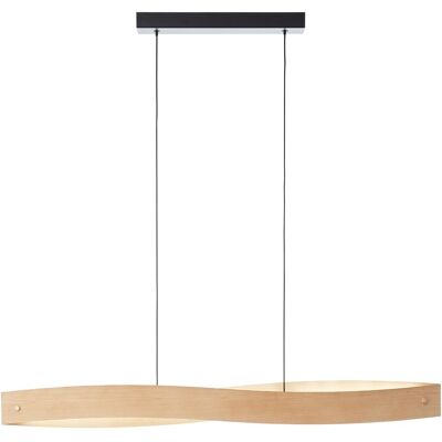 Brilliant Lampada A Sospensione Ioana, Acciaio, Nera, Lunga 100 Cm, Led Brilliant Lampada A Sospensione Ioana, Acciaio, Nera, Lunga 100 Cm, Led