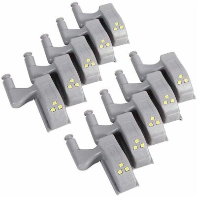 OEM 10 Pezzi Di Luci Led Con Sensore Per Cerniera Per Armadio, Guardaroba, Cucina, Luce Notturna, Armadio, Mobile, Credenza, Luce Notturna - Crezuo OEM 10 Pezzi Di Luci Led Con Sensore Per Cerniera Per Armadio, Guardaroba, Cucina, Luce Notturna, Armadio, Mobile, Credenza, Luce Notturna - Crezuo