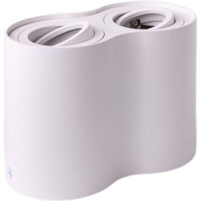 ECOLIGHT Spot Da Soffitto Orientabile Bianco 2xgu10 35w ECOLIGHT Spot Da Soffitto Orientabile Bianco 2xgu10 35w