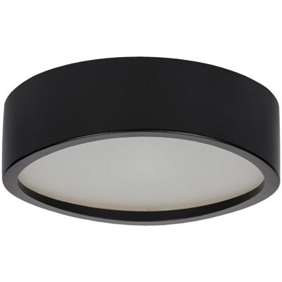 KANLUX - Soffitto Rotondo Legno-vetro - Design Moderno - Nero - Ø275mm - Led E27 KANLUX - Soffitto Rotondo Legno-vetro - Design Moderno - Nero - Ø275mm - Led E27