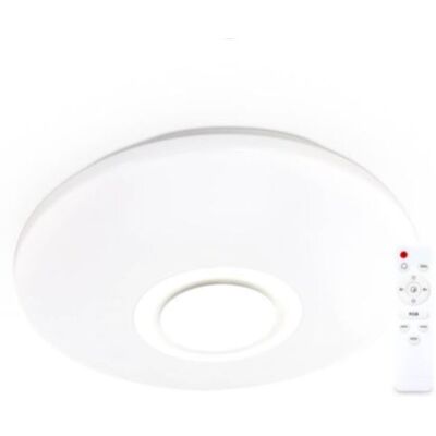 GSC Plafoniera Smart Paris Con Altoparlante 24w Rgb 3000-6500k Dimmerabile 203620001 GSC Plafoniera Smart Paris Con Altoparlante 24w Rgb 3000-6500k Dimmerabile 203620001