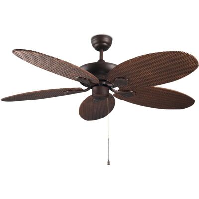 LEDS-C4 Efectoled - Ventilatore Da Soffitto Phuket Marrone Rame LEDS-C4 Efectoled - Ventilatore Da Soffitto Phuket Marrone Rame
