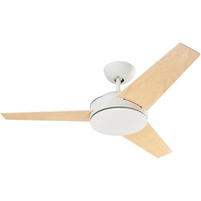 Ventilatore da Soffitto Windy Bianco - Pale in Legno - Ventilatore da Soffitto Ventilatore da Soffitto Windy Bianco - Pale in Legno - Ventilatore da Soffitto