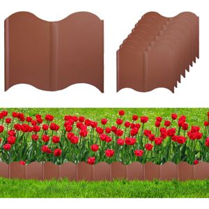 AULEDIO Bordo Giardino 2,7 M, Set 20 Recinzioni Impilabili Altezza 15 Cm, Installazione Rapida E Semplice, Resistente Agli Agenti Atmosferici, Ideale Per Decorare Giardino, Cortile E Vialetto, Rosso Mattone AULEDIO Bordo Giardino 2,7 M, Set 20 Recinzioni Impilabili Altezza 15 Cm, Installazione Rapida E Semplice, Resistente Agli Agenti Atmosferici, Ideale Per Decorare Giardino, Cortile E Vialetto, Rosso Mattone