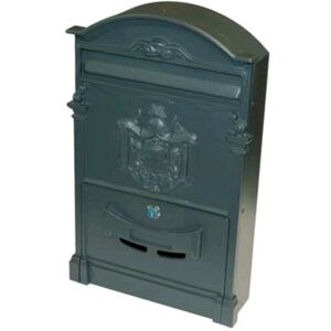 DOMUS Cassetta Posta Regia Alluminio Pressofuso Grigio Mm 260x90 H.mm 410 - 1 Pz DOMUS Cassetta Posta Regia Alluminio Pressofuso Grigio Mm 260x90 H.mm 410 - 1 Pz