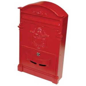 DOMUS Cassetta Posta Regia Alluminio Pressofuso Rosso Mm 260x90 H.mm 410 - 1 Pz DOMUS Cassetta Posta Regia Alluminio Pressofuso Rosso Mm 260x90 H.mm 410 - 1 Pz