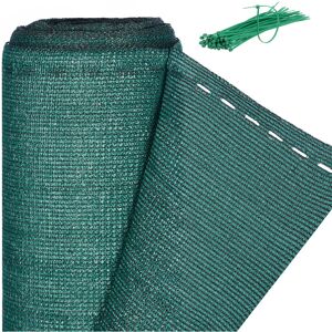 RELAXDAYS Rete Di Recinzione Per Recinti E Ringhiere, Tessuto Hdpe, Protezione Raggi Uv, Resistente, 1,2 X 25 M, Verde - RELAXDAYS Rete Di Recinzione Per Recinti E Ringhiere, Tessuto Hdpe, Protezione Raggi Uv, Resistente, 1,2 X 25 M, Verde -