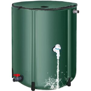 AULEDIO Contenitore Raccolta Acqua 200 l, Serbatoio Pieghevole In Pvc Con Rubinetto, Valvola E Filtro, Resistente Alle Intemperie E Portatile, Sistema Pratico Per Giardino, Balcone O Campeggio, Verde AULEDIO Contenitore Raccolta Acqua 200 l, Serbatoio Pieghevole In Pvc Con Rubinetto, Valvola E Filtro, Resistente Alle Intemperie E Portatile, Sistema Pratico Per Giardino, Balcone O Campeggio, Verde