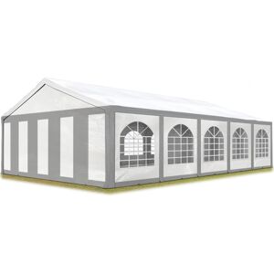 CARPASOL Tendone Per Feste 5x10 M Gazebo Party Per Sagre, Mercati Pe 450 N Bianco-grigio CARPASOL Tendone Per Feste 5x10 M Gazebo Party Per Sagre, Mercati Pe 450 N Bianco-grigio