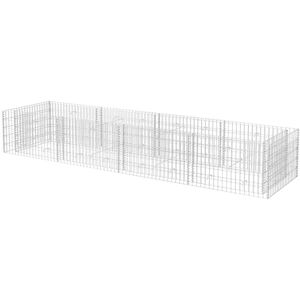 VIDAXL - Gabbione Letto Rialzato Da Giardino In Acciaio 360x90x50 Cm VIDAXL - Gabbione Letto Rialzato Da Giardino In Acciaio 360x90x50 Cm