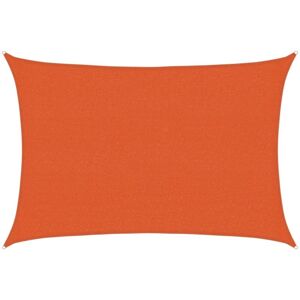 vidaXL Tenda parasole 160 g/m² Arancione 2,5x3,5 m HDPE Protezione solare patio vidaXL Tenda parasole 160 g/m² Arancione 2,5x3,5 m HDPE Protezione solare patio