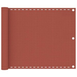 vidaXL Schermo privacy balcone Terracotta-Rossa 75x300 cm HDPE vidaXL Schermo privacy balcone Terracotta-Rossa 75x300 cm HDPE