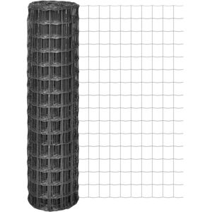 VIDAXL Recinzione Euro In Acciaio 10x1,5 M Grigia VIDAXL Recinzione Euro In Acciaio 10x1,5 M Grigia