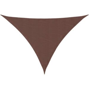 vidaXL Telo vela solare - 3x3x4.24 m Tessuto Oxford Marrone vidaXL Telo vela solare - 3x3x4.24 m Tessuto Oxford Marrone