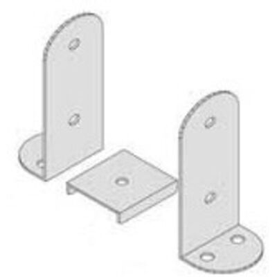 ALCE Ancoraggio Palo A Pavimento Ad "l" Inox 7x7 Cm ALCE Ancoraggio Palo A Pavimento Ad "l" Inox 7x7 Cm