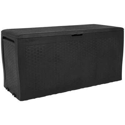 Keter Tuttacasa - Cassapanca Effetto Rattan Samoa Cm. 116x44x57h 270 Lt. Keter Tuttacasa - Cassapanca Effetto Rattan Samoa Cm. 116x44x57h 270 Lt.