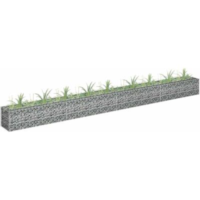 VIDAXL - Gabbione Letto Rialzato In Acciaio Zincato 360x30x30 Cm VIDAXL - Gabbione Letto Rialzato In Acciaio Zincato 360x30x30 Cm