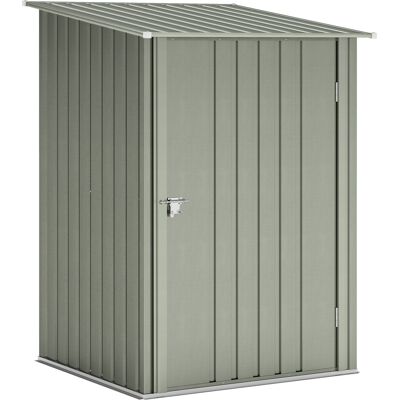 OEM Casetta Da Giardino Porta Attrezzi In Acciaio Galvanizzato Con Porta A Battente, 100x104x160 Cm, Argento OEM Casetta Da Giardino Porta Attrezzi In Acciaio Galvanizzato Con Porta A Battente, 100x104x160 Cm, Argento