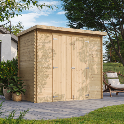 TIMBELA M310c1 Casetta Da Giardino In Legno 2,63 M², Capanno Da Giardino Per Esterno Con Pareti Da 19 Mm, Casetta In Legno Per Attrezzi E Biciclette, Porte A Due Battenti, Senza Pavimento TIMBELA M310c1 Casetta Da Giardino In Legno 2,63 M², Capanno Da Giardino Per Esterno Con Pareti Da 19 Mm, Casetta In Legno Per Attrezzi E Biciclette, Porte A Due Battenti, Senza Pavimento