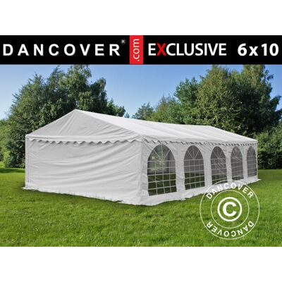DANCOVER Tendone Gazebo Per Feste Exclusive 6x10m Pvc, Bianco DANCOVER Tendone Gazebo Per Feste Exclusive 6x10m Pvc, Bianco