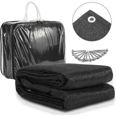 HENGDA Swanew Tappeto Da Esterno Tappeto Da Tenda Tappeto Da Viaggio Da Campeggio Tappeto Da Gazebo Per Caravanna 250x600cm Nero HENGDA Swanew Tappeto Da Esterno Tappeto Da Tenda Tappeto Da Viaggio Da Campeggio Tappeto Da Gazebo Per Caravanna 250x600cm Nero