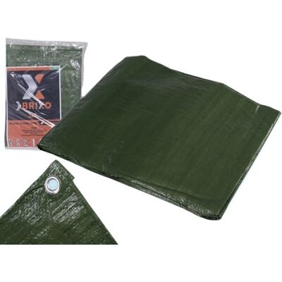 BRIXO - Telone Occhiellato Leggero - Green - Tarpaulin BRIXO - Telone Occhiellato Leggero - Green - Tarpaulin