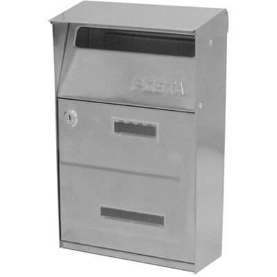 UTILIA Cassetta Postale In Acciaio Inox Monaco Cm.21x8,5x30,5 UTILIA Cassetta Postale In Acciaio Inox Monaco Cm.21x8,5x30,5