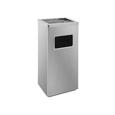 Eko V-part - Kaiserkraft Posacenere Combinato In Acciaio Inox Capacità 14 Eko V-part - Kaiserkraft Posacenere Combinato In Acciaio Inox Capacità 14