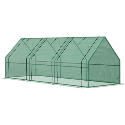 Outsunny - Serra Da Giardino E Da Balcone Con Telo Verde Per Piante Outsunny - Serra Da Giardino E Da Balcone Con Telo Verde Per Piante