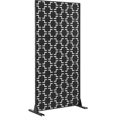 HELLOSHOP26 Parete Divisoria Esterna E Interna Acciaio Zincato 180 X 90 X 40 Cm Acciaio Zincato Nero 030009270 HELLOSHOP26 Parete Divisoria Esterna E Interna Acciaio Zincato 180 X 90 X 40 Cm Acciaio Zincato Nero 030009270