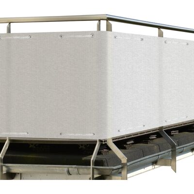 SOL ROYAL Frangivista E Telo Frangivento Per Balconi Solvision Hb2 90x300 Cm Isolante - Con Occhielli Bianco - SOL ROYAL Frangivista E Telo Frangivento Per Balconi Solvision Hb2 90x300 Cm Isolante - Con Occhielli Bianco -