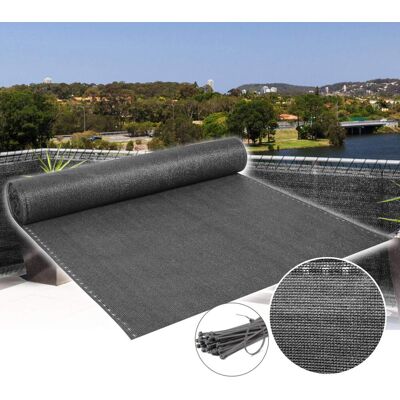 Schermo Privacy WOLTU 1x10m HDPE Verde/Antracite - Schermo di Privacy Schermo Privacy WOLTU 1x10m HDPE Verde/Antracite - Schermo di Privacy