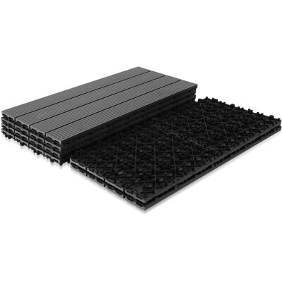 RANDACO Piastrelle Per Patio Da 24 Pezzi, Pavimentazione Per Esterni, Pavimentazione In Composito, Balcone E Giardino Da 30x60 Cm RANDACO Piastrelle Per Patio Da 24 Pezzi, Pavimentazione Per Esterni, Pavimentazione In Composito, Balcone E Giardino Da 30x60 Cm