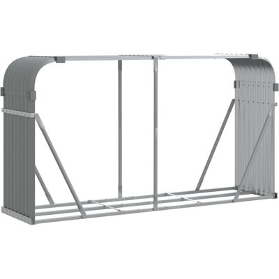 HELLOSHOP26 Portalegna Chiaro 180 X 45 X 100 Cm Acciaio Zincato Grigio 020043811 HELLOSHOP26 Portalegna Chiaro 180 X 45 X 100 Cm Acciaio Zincato Grigio 020043811