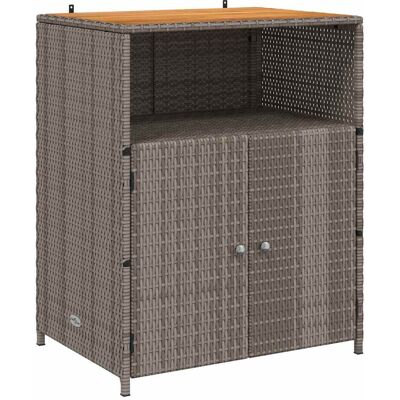 HELLOSHOP26 Armadio 70 X 50 X 87 Cm Pratica Sistemazione Stile Moderno In Poly Rattan Grigio 020059654 HELLOSHOP26 Armadio 70 X 50 X 87 Cm Pratica Sistemazione Stile Moderno In Poly Rattan Grigio 020059654