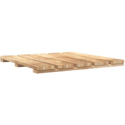 VIDAXL Piastrella Per Decking 24 Pz Marrone 50 X 50 Cm VIDAXL Piastrella Per Decking 24 Pz Marrone 50 X 50 Cm