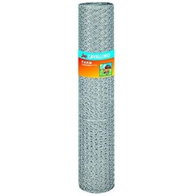 Rete esagonale zincata - Rete da giardino 10m x 100cm Rete esagonale zincata - Rete da giardino 10m x 100cm